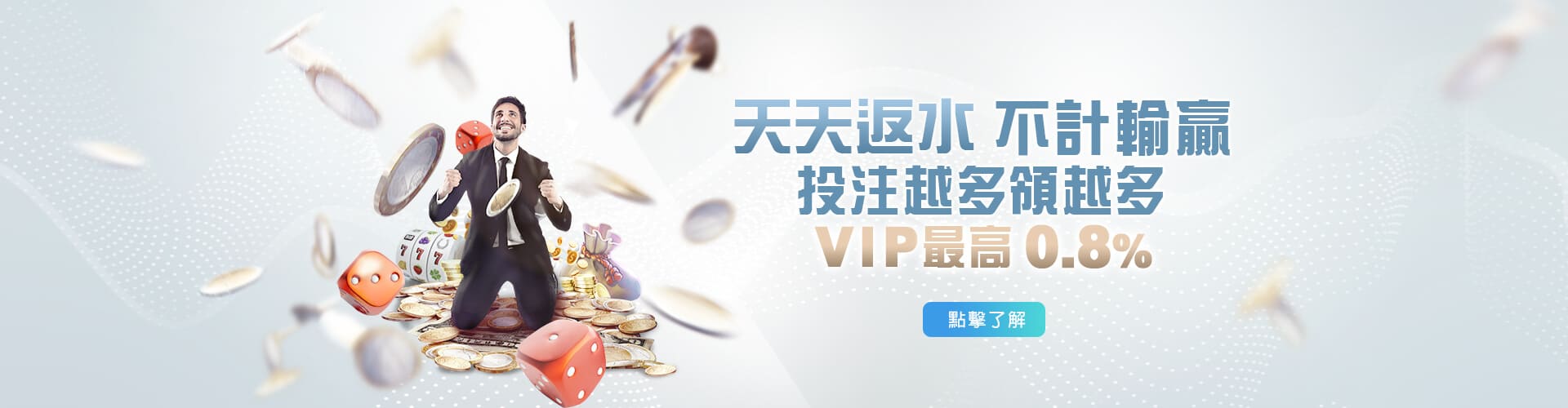 幸運拉霸GO娛樂城天天返水優惠